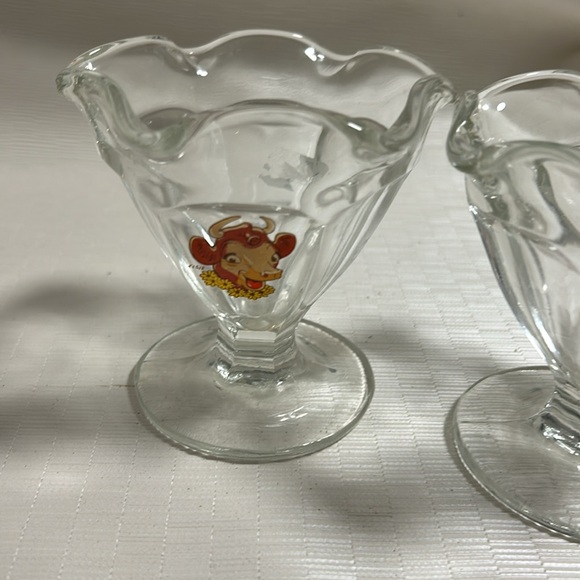 Vintage Borden Dairy Elsie cow 3 ice cream sundae - Picture 2 of 4